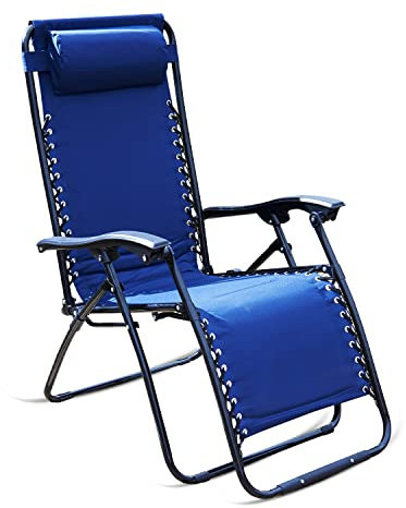 Easylife Zero Gravity Garden Recliner | Navy… | Navy
