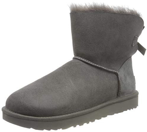 UGG Damen Mini Bailey Bow Ii Classic Boot, Grau, 38 EU
