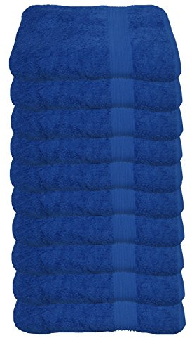 Julie Julsen 10er Pack Gästetuch 23 Farben erhältlich weich und saugstark 500gsm Öko Tex Royalblau 30 x 50 cm