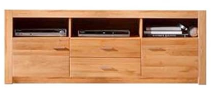Froschkönig24 Reading TV-Unterschrank Lowboard TV-Möbel Eiche massiv geölt