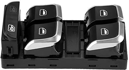 elevalunas para + Akozon Interruptor de Botón Control de Ventana para / S4 B8 2008-2012 8KD 959 851A / 8K0 959 851F