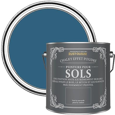 Rust-Oleum Blue Scratch-Resistant Floor Paint in Matt Finish - Cobalt 2.5L