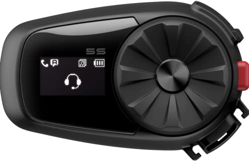 Sena 5S Motorrad Bluetooth Kommunikationssystem, Doppelpack, Black
