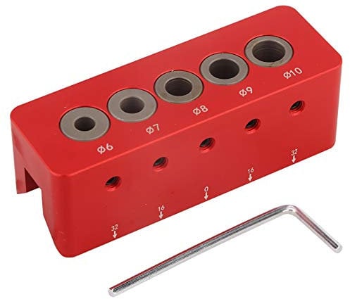 Right Angle Drill Guide Round Pipe Hole Puncher DIY Hole Woodworking Tool