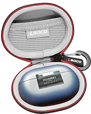 RLSOCO Custodia per HUAWEI FreeBuds Pro 2/3/4 Cuffie Bluetooth (Nero)