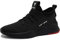 Black Safety Shoes Mens Safety Trainers Womens Steel Toe Cap Trainers Work Boots Lightweight Breathable Industrial Sneakers Black UK 8
