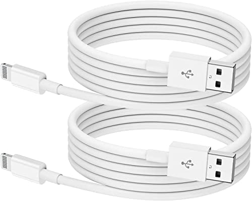 Apple MFi Zertifiziert iPhone Kabel 1m 2Pack, Lightning Ladekabel Kurz für iPhone 14/14Pro Max/13/13Pro/13Mini/12/12Pro/12 Mini/11/11Pro/X/8/8Plus/7/6