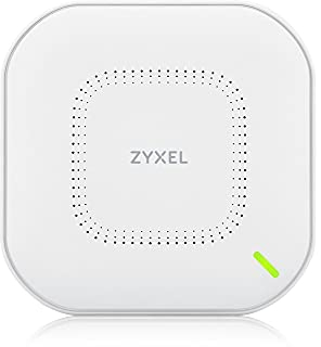 Zyxel True WiFi 6 AX1800 WLAN-AP (802.11ax Dual-Band) | 1,77 Gbit/s mit Quad-Core-CPU & Dual 2x2 MU-MIMO-Antenne | Verwaltbar über Nebula App/Cloud, Standalone | 3 Jahre Nebula Plus & CNP-Lizenzpaket