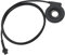 ECSiNG Elektrisches Fahrradpedal KT-V12L 12 Magnete Dual Hall Assist Sensor PAS Pedalsystem 3-poliger SM Stecker Kadenzgeschwindigkeit E-Bike Sensor Zubehör Schwarz ABS