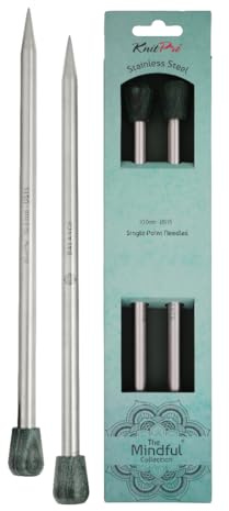 KnitPro The Mindful Collection Single Pointed Needles 16 (40cm) | Size 10mm
