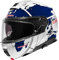 SCHUBERTH HELMET C5 ECE DEKOR GLOBE BLUE 55 (S)