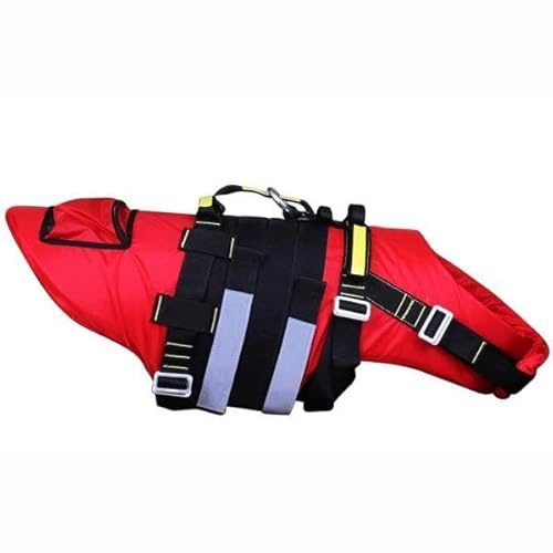 Alp Design. Delphinus Imbracatura Galleggiante per Cani da Soccorso. Giubbotto di Salvataggio per Cani in Acqua e Barca. Rapido da Indossare. 6 Maniglie. Made in Italy. Taglia S fino a 25 kg