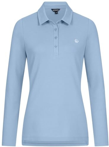 Giesswein Organic Poloshirt Damen Langarm - Bio-Baumwoll Poloshirt Damen | 100% Bio-Baumwolle, langarm – Polo Shirt für Business & Freizeit, ideal für Golf & Reiten
