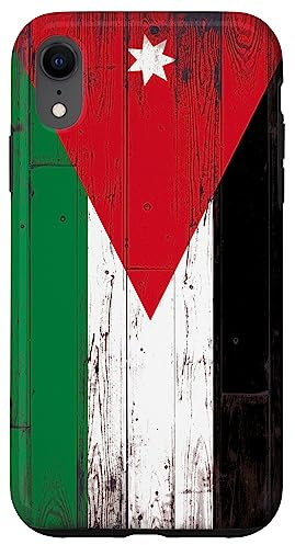 Hülle für iPhone XR Jordanische Flagge Handyhülle Jordanische Nationalität Flagge