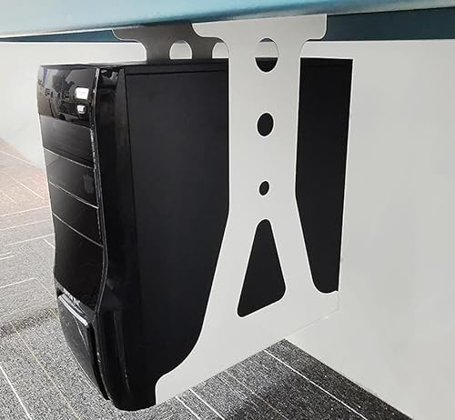 Porta PC da Sotto Scrivania Regolabile,Supporto per CPU Sotto la Scrivania,Regolabile,da sotto scrivania e da parete per PC desktop tower per Computer Adatta alla maggior parte delle custodie