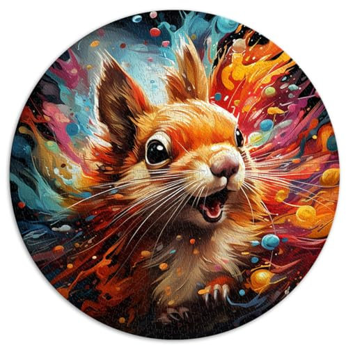 Puzzle | Puzzle | Scoiattolo colorato 1000 pezzi puzzle regali 67,5 x 67,5 cm giocattolo per puzzle di famiglia, regalo decorazione per la casa puzzle