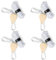 4 Stück 4M *4MM Abspannseile Seil mit Seilspanner, Alluring Ratchet Hanger Verstellbarer Ratsche mit Haken Camping Zeltschnur Flaschenzug mit Seilbremse für Aufhänger Pflanzenlampe Zelten