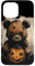 Hülle für iPhone 13 Pro Max Gruseliger Teddy mit Kürbis für Halloween