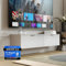TV-Board Senna (Weiß, S140) – Fernseh-Lowboard & Schrank mit Kabelmanagement – Sideboard für Wohnzimmer | TV-Tisch, Kommode, Fernseh-Regal | Modern Living Room Cabinet