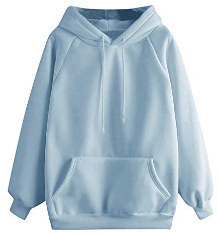 Genérico Sudadera con Capucha de Mujer Manga Larga JerséIs Sueltos Sudadera con Moda La Camiseta Mujer Chándal Ropa Lounge Súper Suave Top de Color Sólido con Bolsillo Blusa Calle