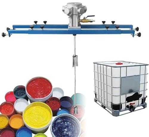 Pneumatisches Rührwerk, Eimermischer, Farbrührer, Farbrührmaschine, Halterung, Luftrührer, Farbmischwerkzeug, für Lackbeschichtungsmaterialien
