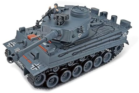 RC TANK 1:18 GERMAN TIGER 1 GREY