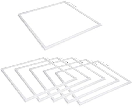 SILAMP - Placa LED con marco luminoso, 60 x 60 cm, 36 W, color blanco neutro, 4000 K, 5500 K, color blanco