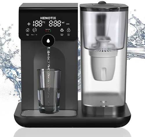Hot Water Dispenser With Filter – Instant Hot Water, Energy Efficiency, For Home Kitchen, Detachable Jug