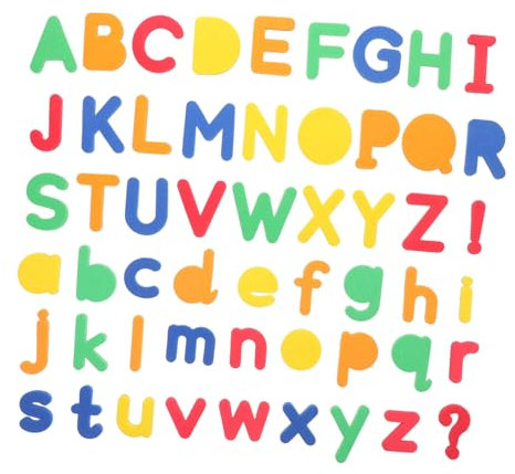 Veemoon 2sätze Alphabet-Magnets Für Kühlschrank Und Whiteboard Bunte Buchstaben Magnetische Dekoration Und Lernspielzeug Für Kreative Gestaltung Und Notizen