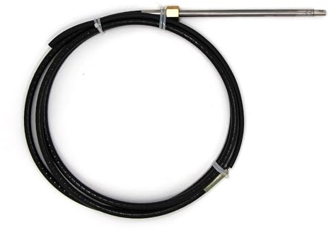 UDHBJEBQ Mechanical Steering System Outboard Engine Motor Speedboat Control Cable(10Ft)
