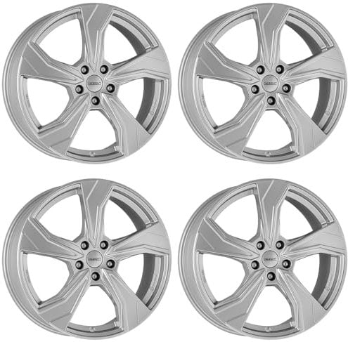 4x Dezent Felgen KB silver 8.0Jx18 ET48 5x108 kompatibel mit Opel Astra Crosscamp Vivaro Zafira