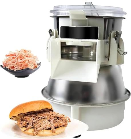 180W Automatischer Chicken Shredder,Elektrisches Hähnchen-Schredder-Drehwerkzeug,Großer Visuell Hähnchenbrustzerkleinerer,für gekochte Hähnchenbrust und Rindfleisch,30KG/H