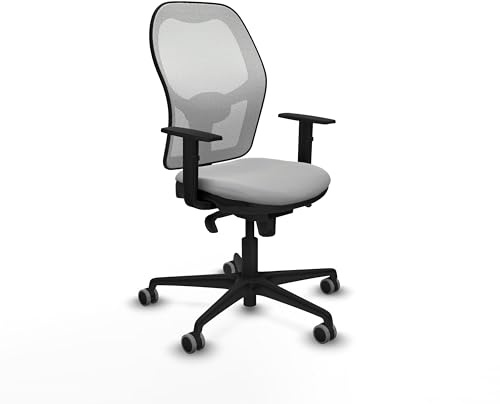 Piqueras y Crespo Bürostühle mit fester Rückenlehne, 1D-Arme, Lendenwirbelstütze 1D, Synchronmechanik 5 Positionen, 120 kg, 8 Stunden Verwendung, beste Qualität