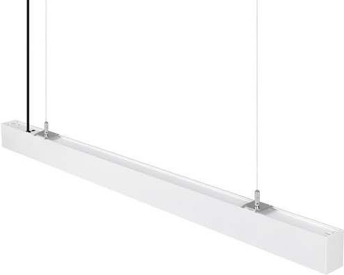 ChiliTec Hängeleuchte CT-OL CCT 120, 120cm, Weiß | CCT einstellbare Lichtfarbe, 230V 30W, 3000k 4000k 6000k, Verlängerbar, Komplettset mit Seil Anschluss Halterung