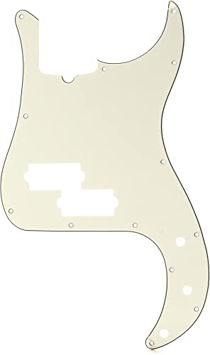 Fender 099-1376-000 3-Ply Parchment 13-Hole Mount Precision Bass Pickguard (with Truss Rod Notch)