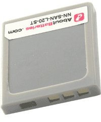 AboutBatteries Batterie pour SANYO XACTI CA9, 3.7V, 700mAh, Li-ION