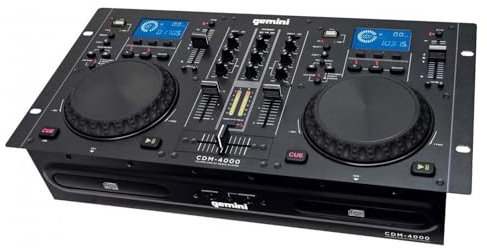Gemini CDM-4000 Console de mixage USB DJ avec fente CD