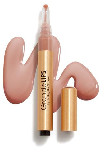 Grande Cosmetics GrandeLIPS Feuchtigkeitsspendender Lipgloss mit Plumping Effekt - Glanz, Volumen und Pflege - Barely There