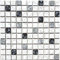 Mosaik Fliese Keramik weiß schwarz gehämmert für BODEN WAND BAD WC DUSCHE KÜCHE FLIESENSPIEGEL THEKENVERKLEIDUNG BADEWANNENVERKLEIDUNG Mosaikmatte Mosaikplatte