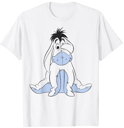 Disney Winnie The Pooh Happy Eeyore Art Sketch T-Shirt