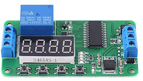 1 Kanal DC 12V Verzögerungsrelais Controller LED Zeitschaltuhr Modulplatine SPS