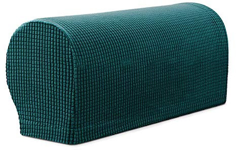 ESRISE Armlehnen-Stuhlbezüge, Stretch-Sessel, Couch, Armlehnenbezug, rutschfest, Spandex, Polyester, Sofa-Stuhl-Armkappen, Schonbezüge für Möbelschutz, 2er-Set (Türkis)