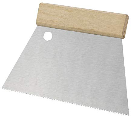 Zahnspachtel Kleberspachtel Spachtel Kelle 18 x 13 cm A2