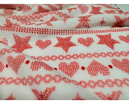 Tessuto Pile Cinigliato Morbidoso Stampato 50 Cm - 8