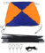 4-5 personnes Bateau pneumatique Parasol gonflable Voile Auvent Auvent Toit Toit de pêche Tente de pêche Imperméable en caoutchouc Pliable Tente de bateau Tente à voile