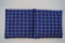 Körnerkissen Bio-Roggen 2-Kammern 22cmx11cm blau kariert