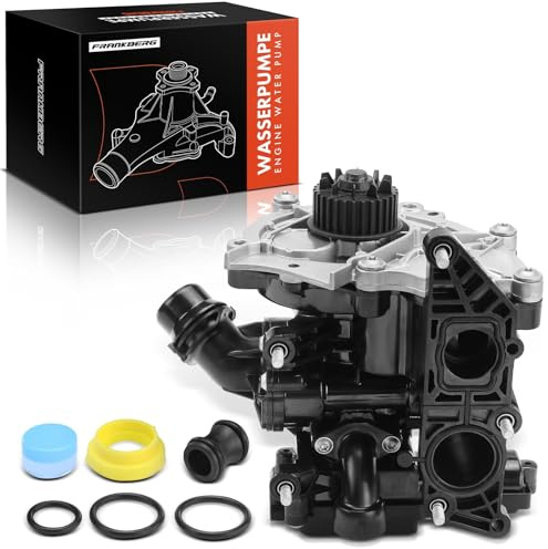 Frankberg Pompa dell'acqua 06L121111H | Compatibile con: T.o.u.r.a.n 5T1, A1 Sportback 8XA 8XF, A3 Limousine 8VM 8VS, A3 8V1 8VK, O.c.t.a.v.i.a III 5E3 NL3 NR3