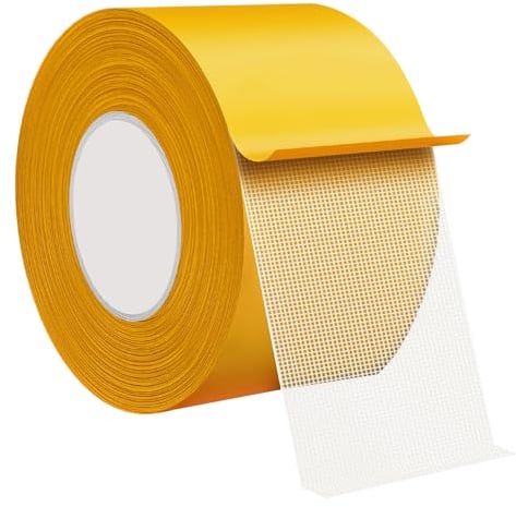 Qrity 1 Pezzi Nastro Biadesivo per Tappeti, 48mm x 20m Nastro di Montaggio, Senza Residui, Rimovibile Nastro Biadesivo, per Tappeti, Moquette