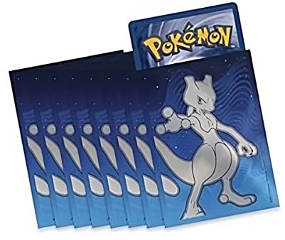 Elite-Trainer-Box-Hüllen für Pokémon [65 Hüllen], Zeige deine Karten mit den Promotionshüllen der Pokémon-ETB-Boxen, Hüllen für Pokémon-Karten von (Mewtu Pokemon Go)