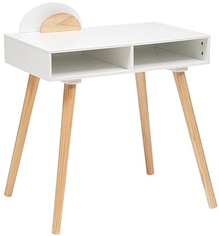 Atmosphera - Bureau en Bois L87cm Blanc